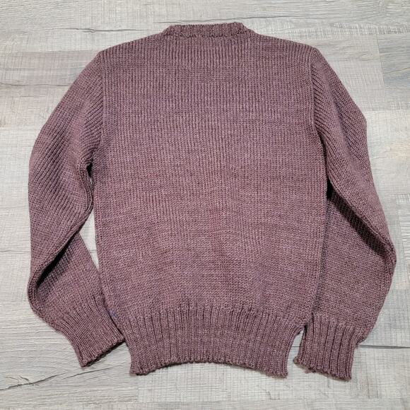 Tricots St Raphael Pure New Wool Argyle Sweater Mens Size Small Preppy Classic - Picture 2 of 9